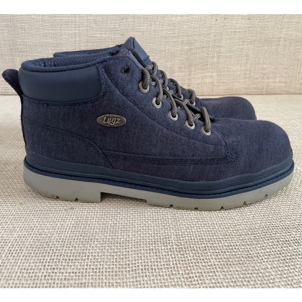 Lugz, Navy Fabric,‎ Thick tread, Comfort Padding, Men's size 11